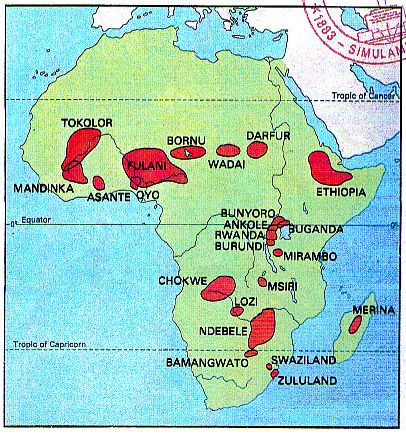 Afrique Subsaharienne en 1880